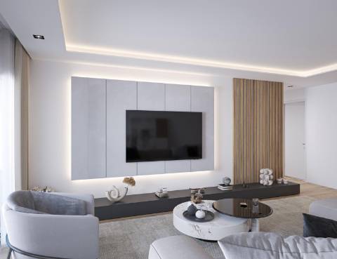 Apartamento T2 em construção, com parqueamento.