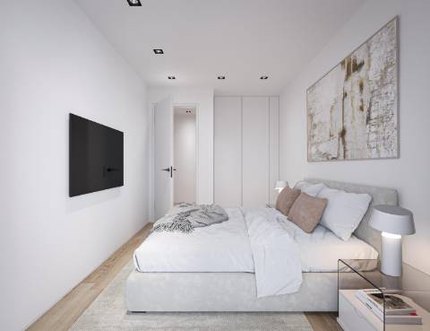 Apartamento T2 em construção, com parqueamento.