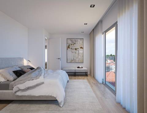 Apartamento T2 em construção, com parqueamento.