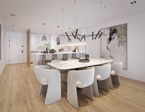 Apartamento T3 em construção, com parqueamento.