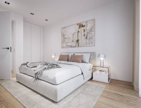 Apartamento T3 em construção, com parqueamento.