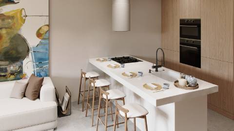 Magnífico apartamento T2 em condomínio único - Comporta