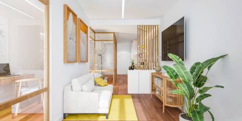 Apartamento T2 com varanda