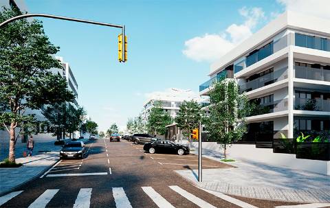 Apartamento T2 em construção, bem localizado.