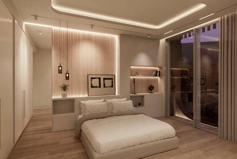 Apartamento T2 em construção, perto da praia.