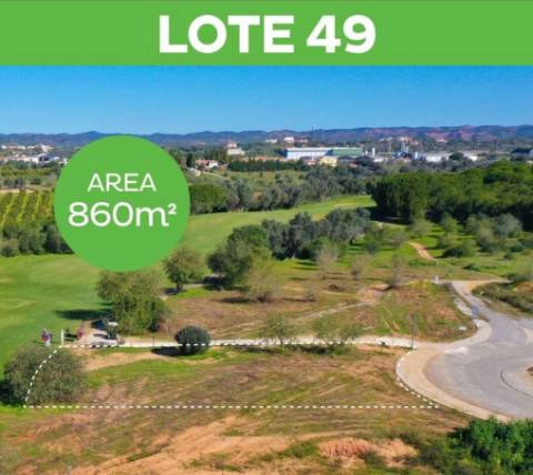 Lote para construção frente golfe no Pestana Silves Golfe Resort