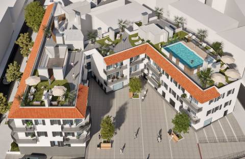 Apartamento T1, pronto a habitar.