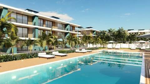 Terreno com projeto para construção de 80 apartamentos - Olhão, Algarve