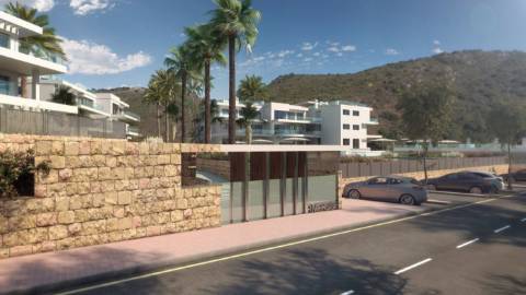 75 apartamentos T2 e T3 num cenário natural perto do centro de Benahavís.