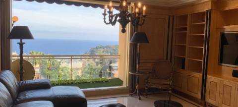 Prestigiado apartamento T4 com vista para o mar deslumbrante no Mónaco