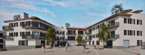 Apartamento T2, pronto a habitar.