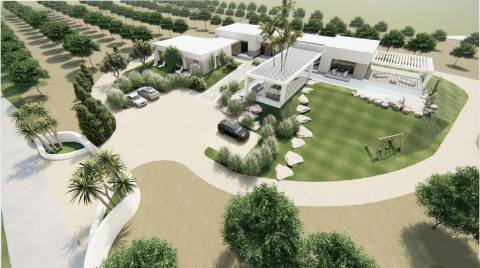 Terreno com projeto aprovado em Quarteira