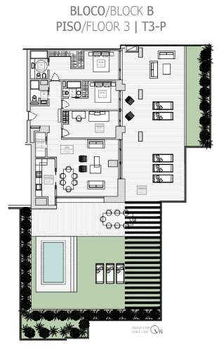 Apartamento T3 com Piscina Privada na Estrada Monumental - Funchal