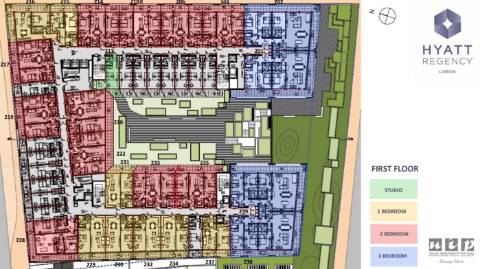 Apartamento T1 no Hyatt regency Lisboa