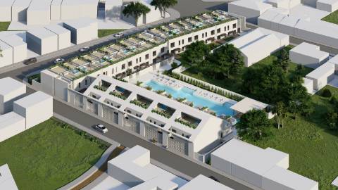 Magnífico apartamento T1 em condomínio único - Comporta