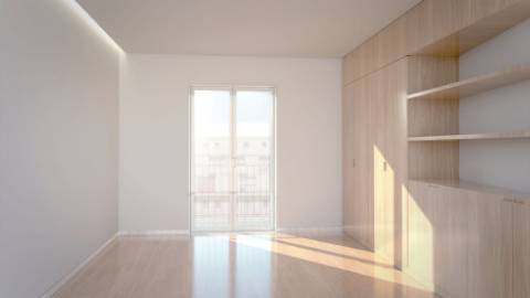 Apartamento T1 novo, localização central.