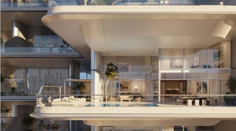 Duplex T4 com Piscina em West Crescent Dubai