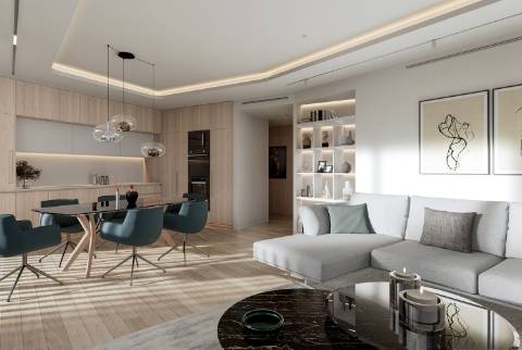 Apartamento T3 com terraço, perto da praia.