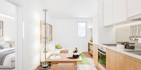 Apartamento T2 com varanda