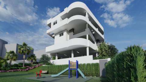 Moradia em banda T3, com terraço.