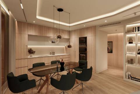 Apartamento T3 em construção, perto da praia.