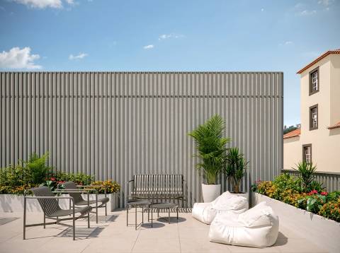 Apartamento T1 em Empreendimento no Centro do Funchal