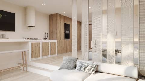 Magnífico estúdio em condomínio único - Comporta