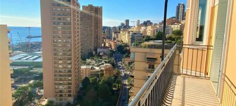 Luxo totalmente renovado e muito brilhante penthouse/telhado de 3 quartos em Monte - Carlo