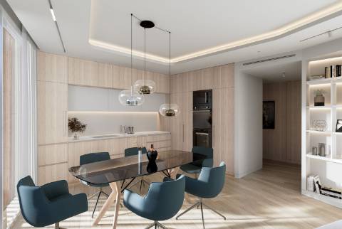 Apartamento T1 com terraço, perto da praia.