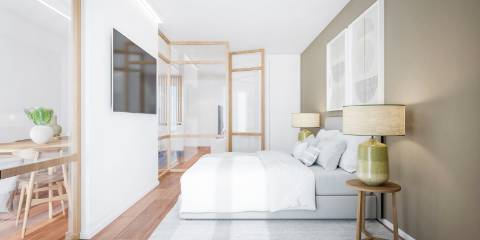 Apartamento T2 com varanda