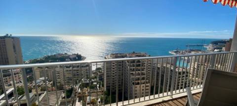 Apartamento T1 com vista mar no Monte - Carlo