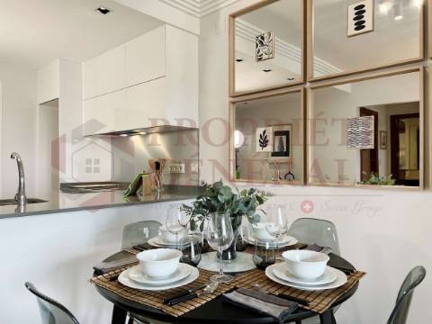 Apartamentos t2 novos em condomínio fechado com piscina, com vista rio e mar.