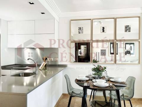 Apartamentos t2 novos em condomínio fechado com piscina, com vista rio e mar.