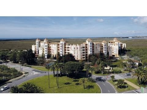 Apartamentos t2 novos em condomínio fechado com piscina, com vista rio e mar.