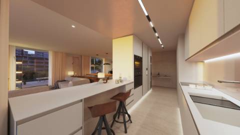 Apartamento T2 de Luxo na Estrada Monumental