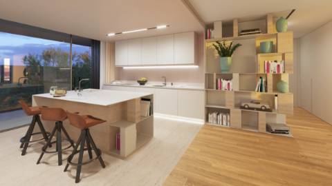 Apartamento T1+1 de Luxo na Estrada Monumental