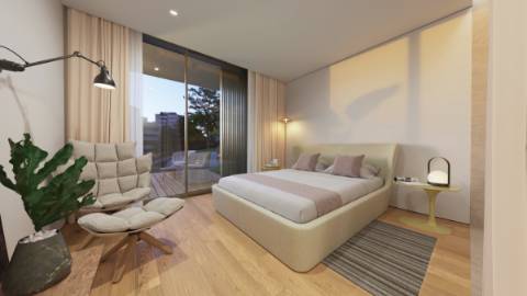 Apartamento T1+1 de Luxo na Estrada Monumental