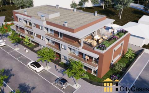 T3 Novo com Terraço e Jardim Privado