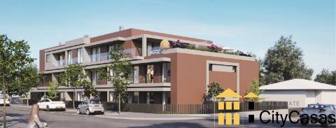 T3 Novo com Terraço e Jardim Privado