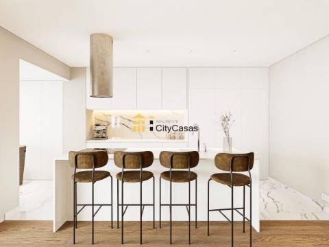 T3+1 Novo c/ Terraço e Box | Condomínio Fechado c/ Piscina