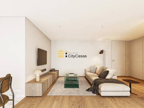 T3+1 Novo c/ Terraço e Box | Condomínio Fechado c/ Piscina