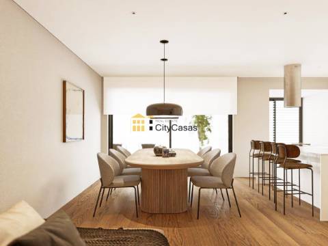 T3+1 Novo c/ Terraço e Box | Condomínio Fechado c/ Piscina