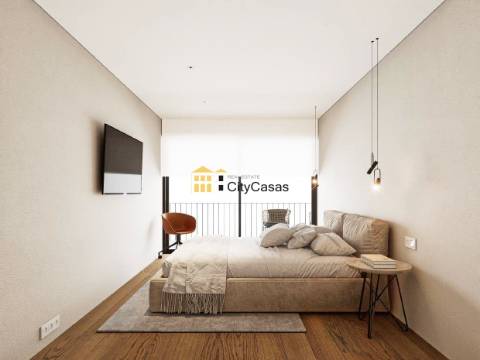 T3+1 Novo c/ Terraço e Box | Condomínio Fechado c/ Piscina