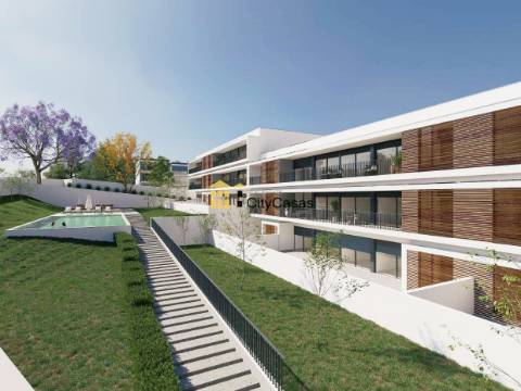 T3+1 Novo c/ Terraço e Box | Condomínio Fechado c/ Piscina