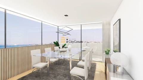 Apartamento T4 Novo | Vistas Panorâmicas Mar e Rio