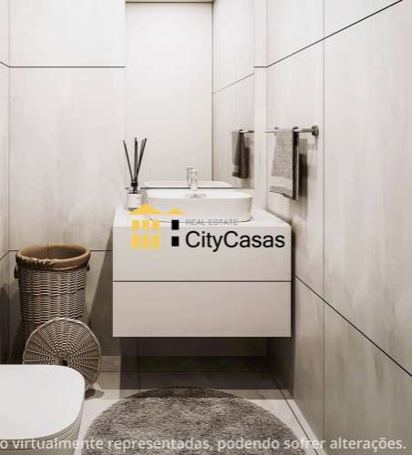 T1+1 Novo com L: Garagem em S. Mamede Infesta.
