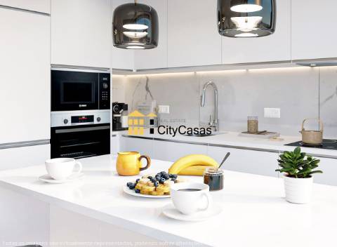 T1+1 Novo com L: Garagem em S. Mamede Infesta.
