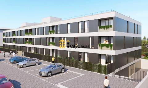 T1+1 Novo com L: Garagem em S. Mamede Infesta.
