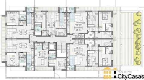 T3 Novo com Varandas e L. Garagem Duplo
