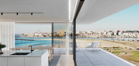 Apartamento T3 Novo | Vistas Panorâmicas Mar e Rio